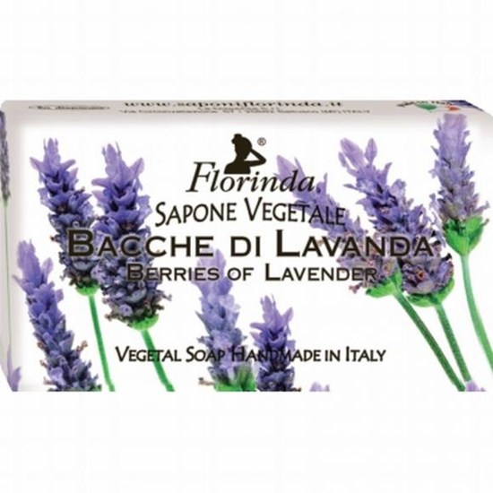 La Dispensa Florinda Bacche Di Lavanda Italské přírodní mýdlo Levandule 100 g