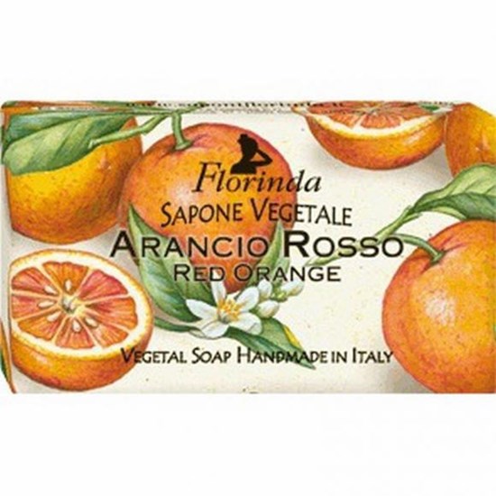 La Dispensa Florinda Arancio Rosso Italské přírodní mýdlo Červený pomeranč 100 g