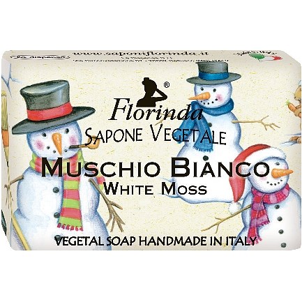 La Dispensa Florinda Muschio Bianco Italské přírodní mýdlo Bílý mošus 50 g