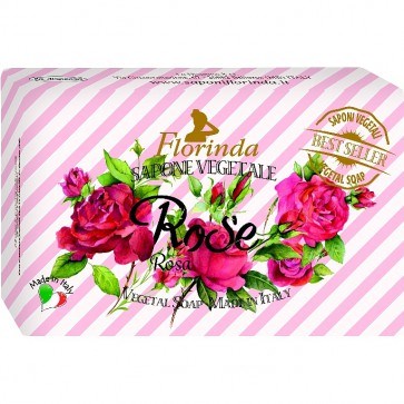 La Dispensa Florinda Best Seller Italské přírodní mýdlo Rosa (růže) 200 g