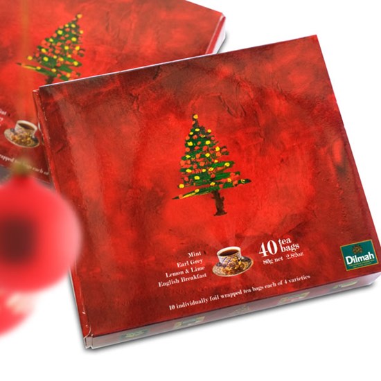 Dilmah Christmas Gift Pack Dárkové balení čajů 40 ks
