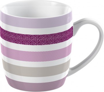 Creative Tops Everyday Home Porcelánový hrnek Pink Stripe 440 ml