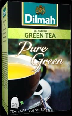 Dilmah Zelený čaj Pure Green 20 x 1,5 g