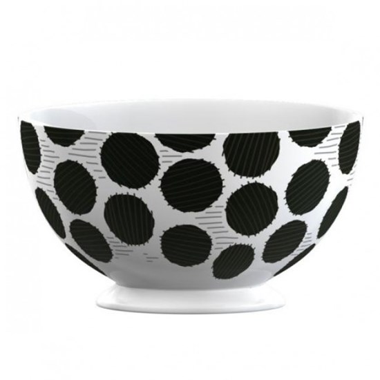Creative Tops La Cafetiere Black Spot Porcelánová miska 14 cm
