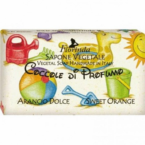 La Dispensa Florinda Arancio Dolce Italské přírodní mýdlo Sladký pomeranč 100 g