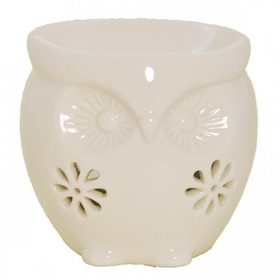 Bridgewater Candle Company Aromalampa Owl bílá