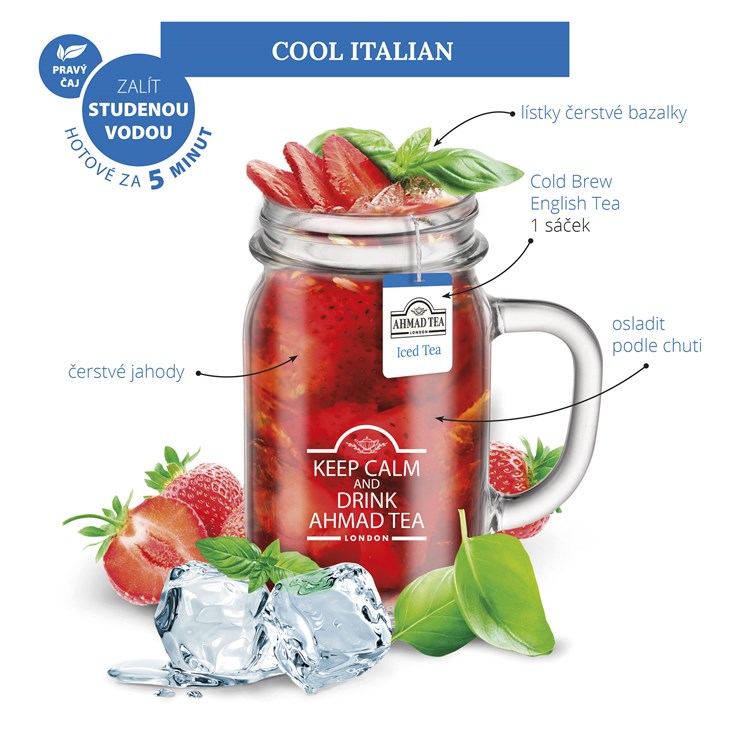 Ahmad Tea Cold Brew Recepty na ledové čaje