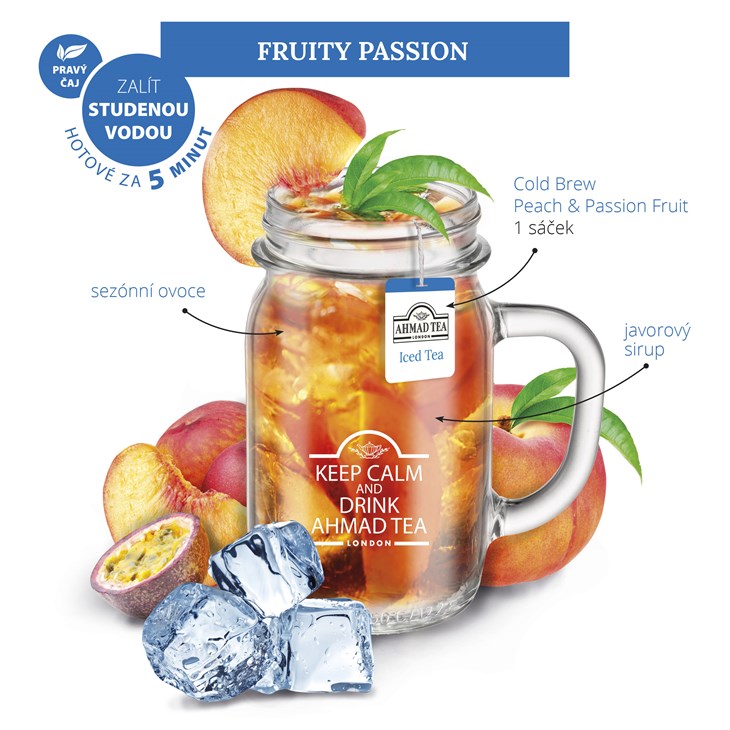Ahmad Tea Cold Brew Recepty na ledové čaje