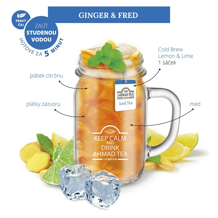 Ahmad Tea Cold Brew Recepty na ledové čaje