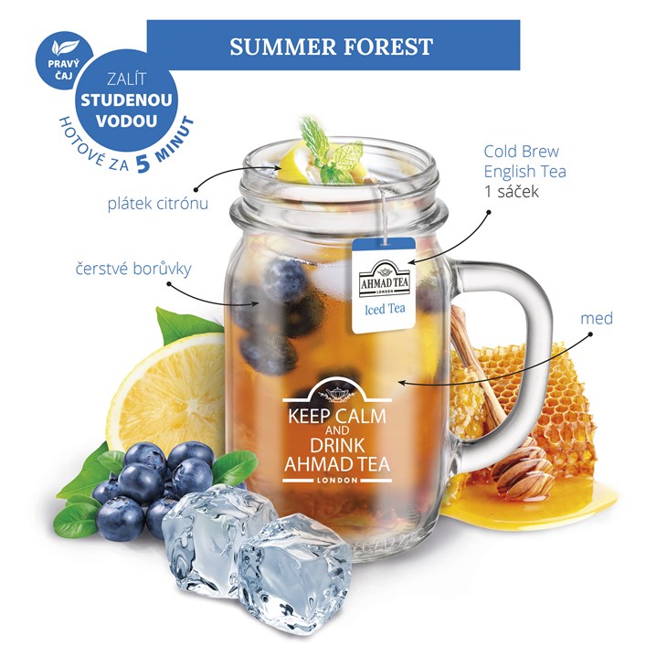 Ahmad Tea Cold Brew Recepty na ledové čaje