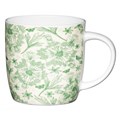 Kitchen Craft Porcelánový hrníček Botanical Leaf 425 ml