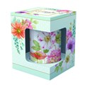 Easy Life Porcelánový hrnek se sítkem na čaj Cottage Flower 300 ml, obrázek 2