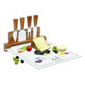 Easy Life Kitchening Kitchen Basic Skleněné prkénko s noži na sýry 30 x 25 cm, obrázek 3