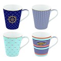 Easy Life Cups & Mugs Coffee Mania Porcelánové hrnky na kávu Mania Bord De Mer 4 x 300 ml, image 3