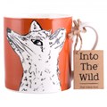 Creative Tops Into the Wild Porcelánový hrnek s liškou oranžový 300 ml, obrázek 2