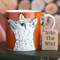 Creative Tops Into the Wild Porcelánový hrnek s liškou oranžový 300 ml, obrázek 3