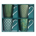 Easy Life Cups & Mugs Coffee Mania Porcelánové hrnky Eden zelené 4 ks, obrázek 3