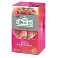 Ahmad Tea Ovocný čaj Broskev a malina 20 x 1,8 g, obrázek 2