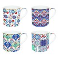 Easy Life Iznik Sada porcelánových hrnků 4 x 300 ml, obrázek 2