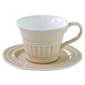 Easy Life Abitare Porcelánový šálek s podšálkem béžový 120 ml, obrázek 2