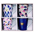 Easy Life Cups & Mugs Coffee Mania Porcelánové hrnky na kávu Home Sweet Home 4 x 300 ml, obrázek 2