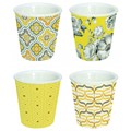Easy Life Yellow Porcelánové kalíšky na espresso 4 x 100 ml, obrázek 2