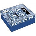 Easy Life Geometric Blue Sada porcelánových hrnků 4 x 300 ml, obrázek 2