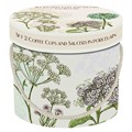 Easy Life Botanica Green Sada porcelánových šálků s podšálky na kávu 2 x 110 ml, obrázek 2