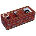 Easy Life Mandala Red Porcelánové hrnky 2 x 300 ml, obrázek 2