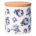 Katie Alice Vintage Indigo Porcelánová kuchyňská dóza Floral 11 cm