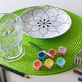 Easy Life Porcelánový talířek Mandala + barvičky a štětec  19 cm, obrázek 4