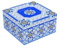 Easy Life Maiolica Blue Porcelánové šálky s podšálky 2 x 240 ml, obrázek 2