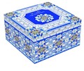 Easy Life Maiolica Blue Porcelánové šálky s podšálky 2 x 100 ml, obrázek 2