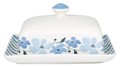 GreenGate Laerke Keramická dóza na máslo White 17 x 12 cm