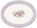 GreenGate Jacobe Porcelánový servírovací talíř White 33 x 25,5 cm