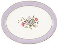 GreenGate Jacobe Porcelánový servírovací talíř White 33 x 25,5 cm