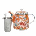 Kitchen Craft Čajová konev Coral Floral 1000 ml, image 4