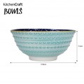 Kitchen Craft Sada keramických misek Blue 4 ks, obrázek 3