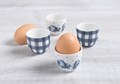 Creative Tops Katie Alice Vintage Indigo Porcelánové kalíšky na vajíčka 4 ks, obrázek 3
