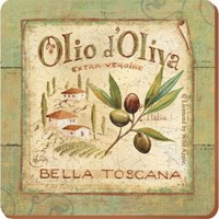 Creative Tops Olio d Oliva Olio D´oliva Korkové prostírání pod skleničky 10 x 10 cm