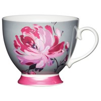 Kitchen Craft Porcelánový hrnek Pink Floral 400 ml