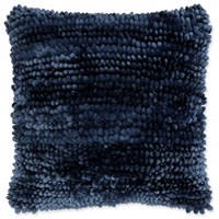 Unique Living Dekorativní polštář Max tmavě modrý 45 x 45 cm