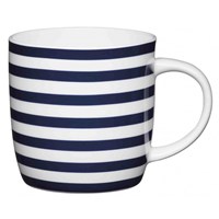 Kitchen Craft Porcelánový hrníček Nautical Stripe 425 ml