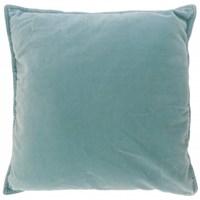 Unique Living Lela Hladký polštář světle modrý 45 x 45 cm