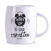 Ahmad Tea Porcelánový hrnek Wake up to good cup of tea 400 ml
