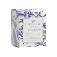 Greenleaf Classic Linen Votivní svíčka 56 g