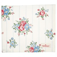 GreenGate Henrietta White Bavlněný ubrus 145 x 250 cm