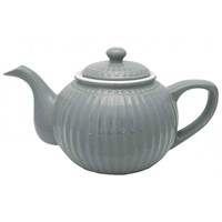 GreenGate Alice Stone Grey Porcelánová konev 1000 ml