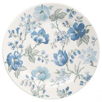 GreenGate Donna Blue Porcelánový dezertní talíř 20,5 cm
