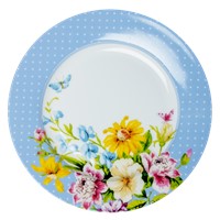 Katie Alice English Garden Dezertní porcelánový talíř modrý 20 cm